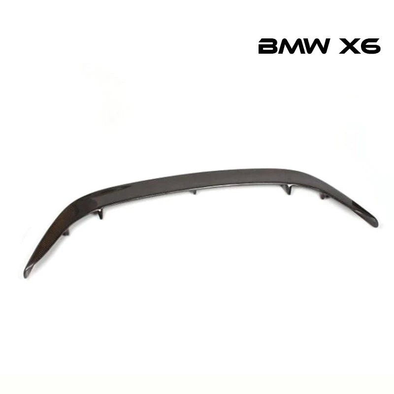 リアスポイラー BMW E71 X6 09 - 14年式 カーボンファイバー 貼り付け装着 - iCarCompanion