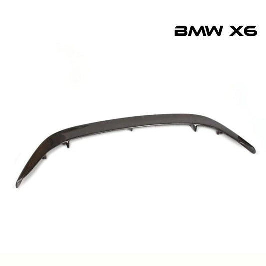 リアスポイラー BMW E71 X6 09 - 14年式 カーボンファイバー 貼り付け装着 - iCarCompanion