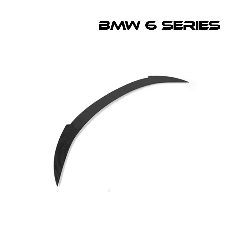 リアスポイラー BMW F06/F12 GRAN COUPE 13 - 16年式 カーボンファイバー 貼り付け装着 - iCarCompanion