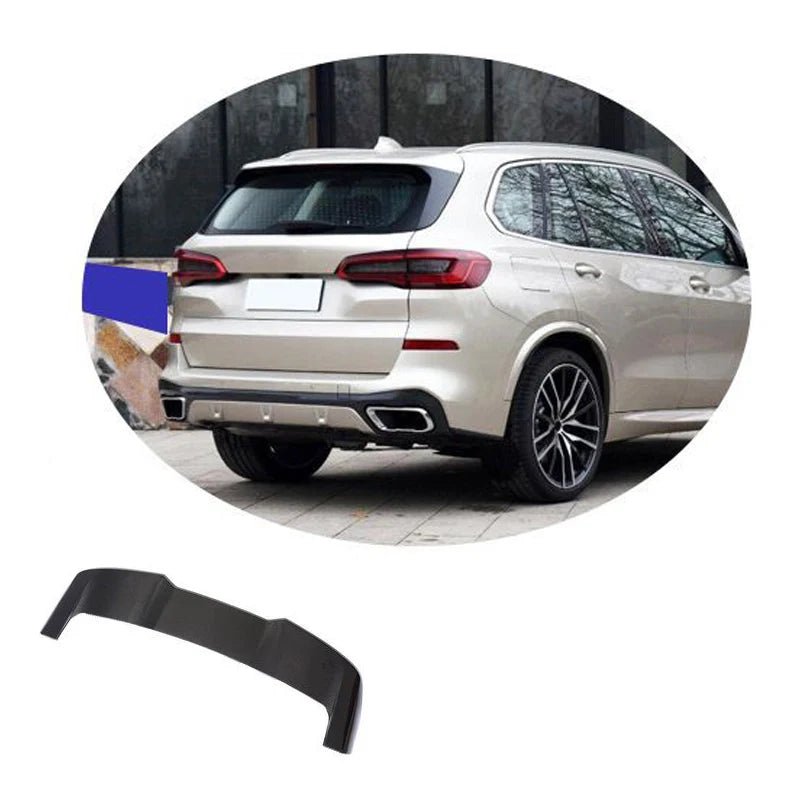 リアスポイラー BMW X5 19 - 20年式 カーボンファイバー リアウィング 貼り付け装着 - iCarCompanion