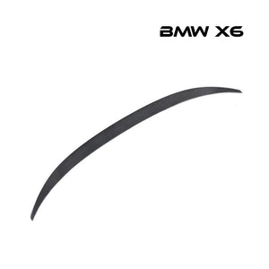 リアスポイラー BMW X6 15 - 16年式対応 カーボンファイバー 貼り付け装着 - iCarCompanion