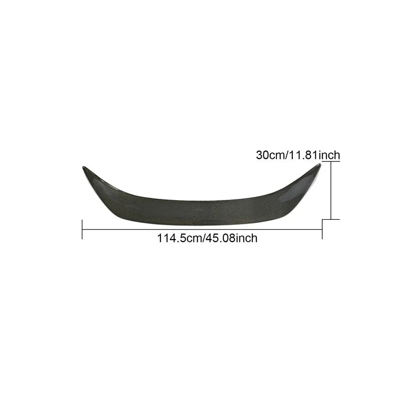 リアスポイラー スバル BRZ 13 - 18年式 カーボン製 リアウィング 貼り付け装着 - iCarCompanion