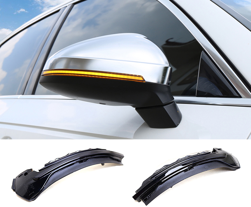 アウディバックミラーウインカーaudiの流れる点灯LEDドアミラーウインカーの商品画像 1