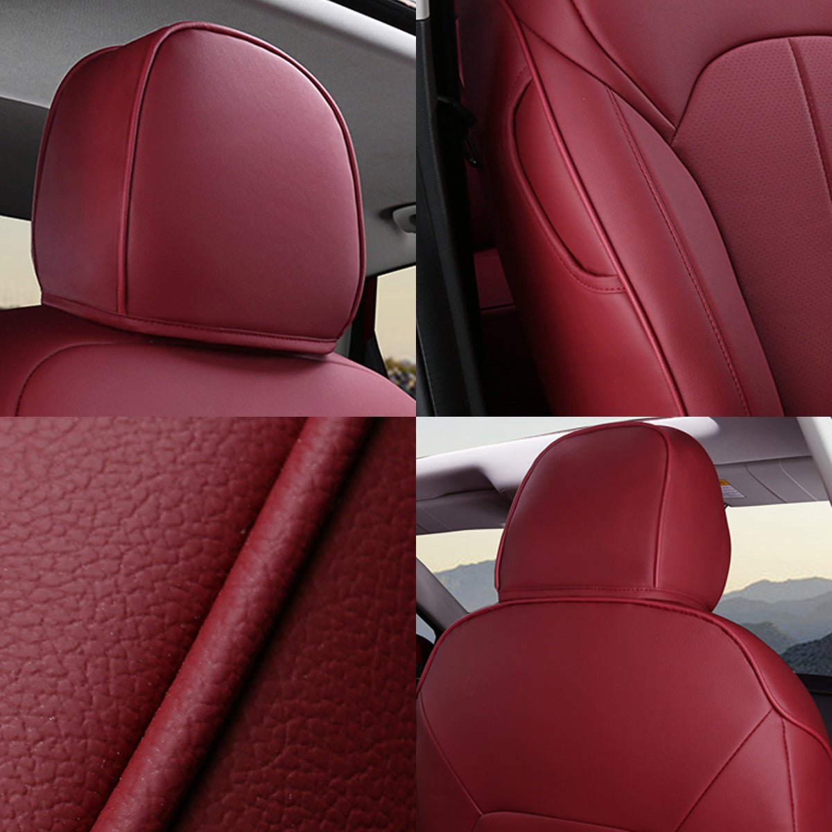 マツダCX - 4専用 JUSTFIT保証 防水 高級シートカバー カスタムロゴ 全席セット おすすめ - iCarCompanion
