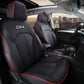 マツダCX - 4専用 JUSTFIT保証 防水 高級シートカバー カスタムロゴ 全席セット おすすめ - iCarCompanion