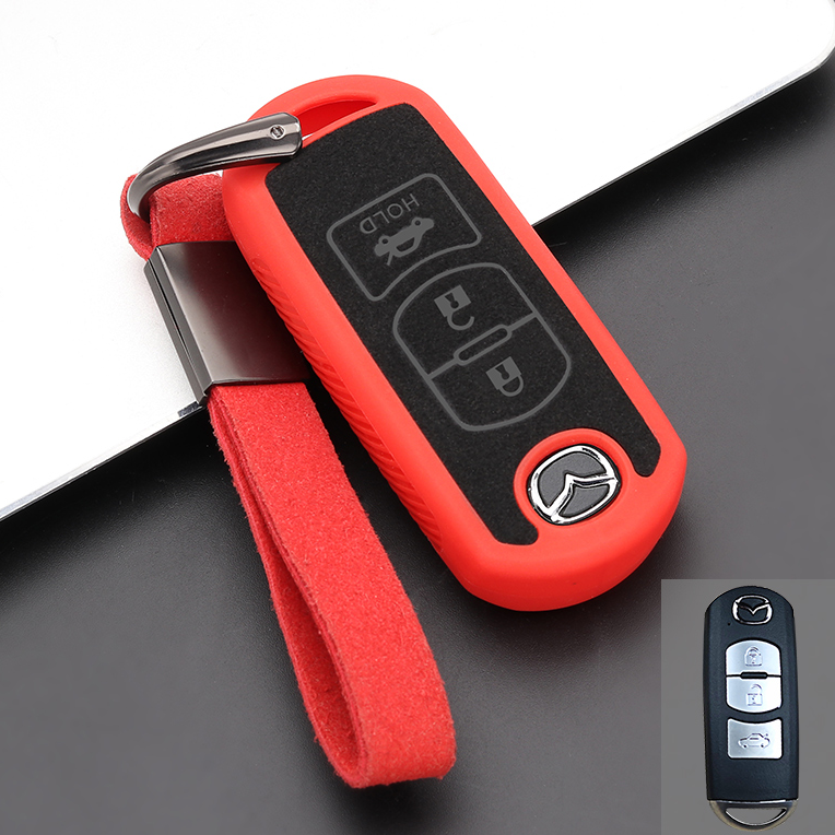 Mazda マツダ 高級感スマートキーケース カーキーカバー 耐摩擦性 耐久性 全面保護の商品画像 11