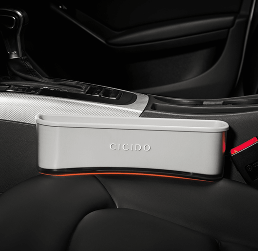 車用収納ボックス 多機能 実用 高級感 大容量 Justfit 多色 シートポケット ギャップ 隙間収納 - iCarCompanion