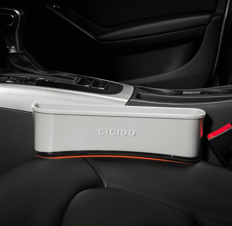 車用収納ボックス 多機能 実用 高級感 大容量 Justfit 多色 シートポケット ギャップ 隙間収納 - iCarCompanion