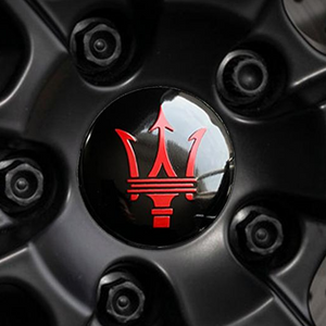 MASERATI マセラティ ホイール ハブ キャップ センター キャップ 外径60mm ホイールセンターキャップ 4個セットの商品画像 1