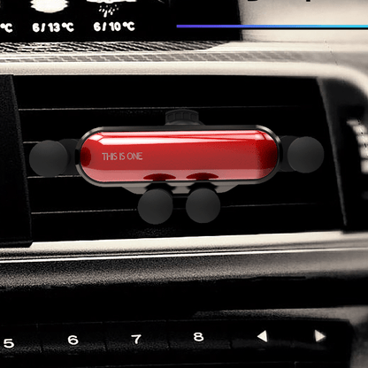 車載スマホホルダー スマホホルダー 重力式自動開閉 エアコン吹き出し口用 シンプル - iCarCompanion