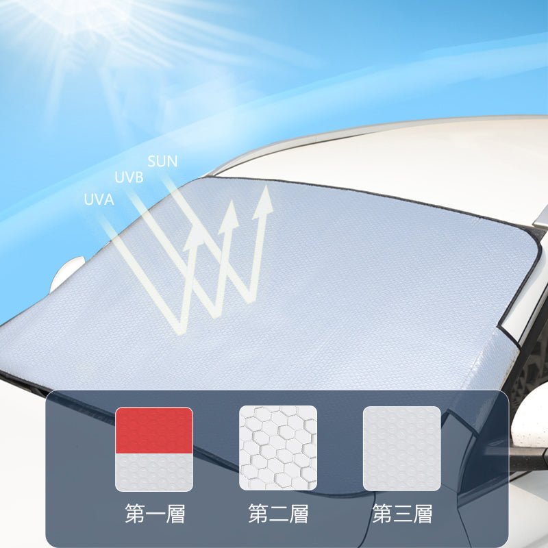 車用サンシェード 5秒だけ簡単取付 遮光カーテン 日焼け対策 断熱 汎用 専用サンシェード | iCarCompanion