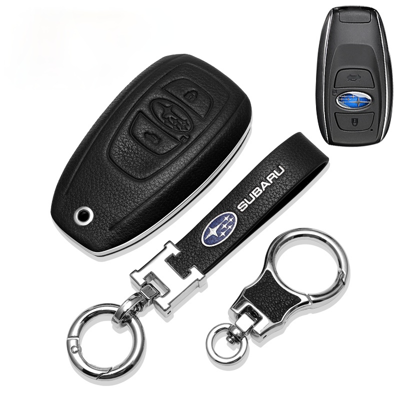SUBARUスバル専用キーケース 高級レザー 防水防塵 触感一流 ビジネス風 キーカバー キーホルダーの商品画像 4