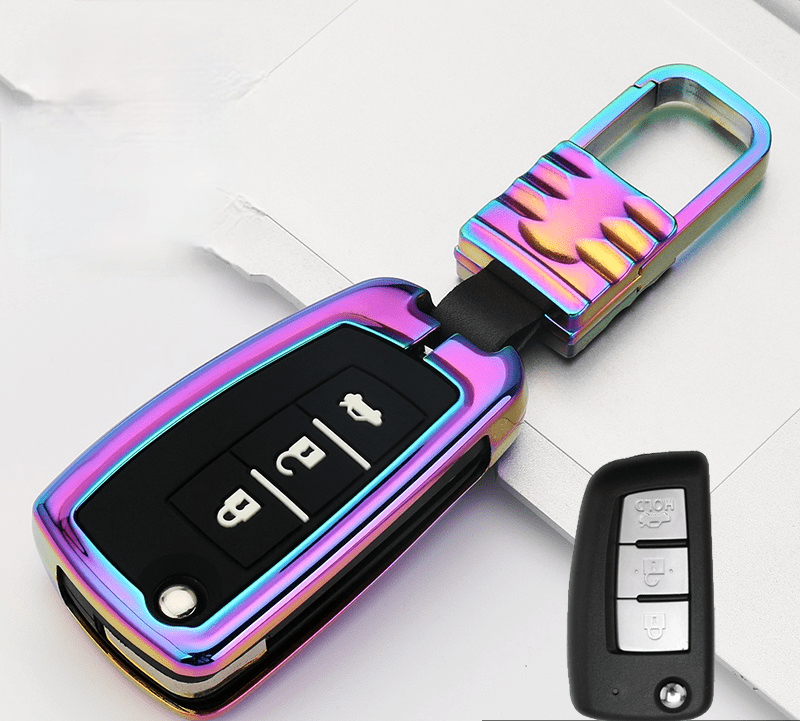 日産NISSAN インテリジェントキーケース キーカバー 高級品 軽量 3/4/5ボタン - iCarCompanion