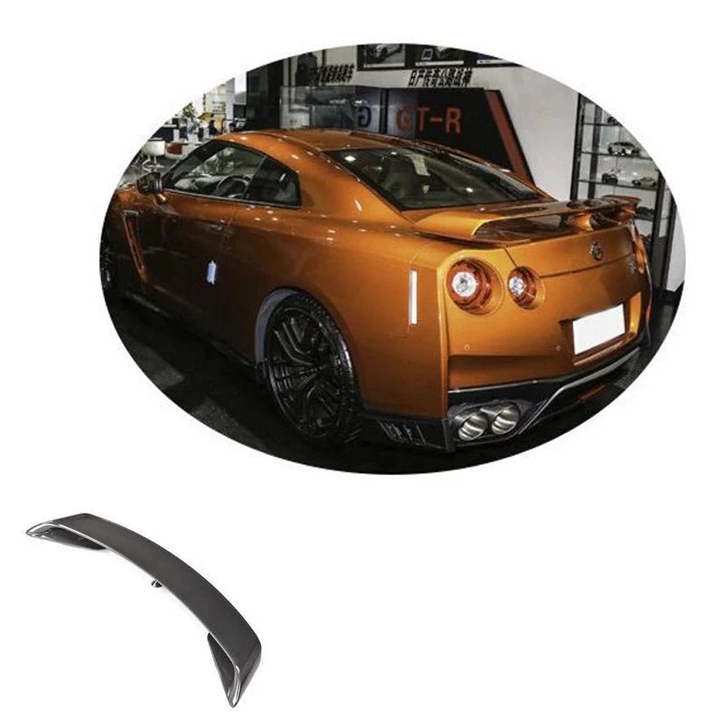 リアウイング 日産GTR 09 - 15年式 カーボンファイバー 高級リアウィング - iCarCompanion