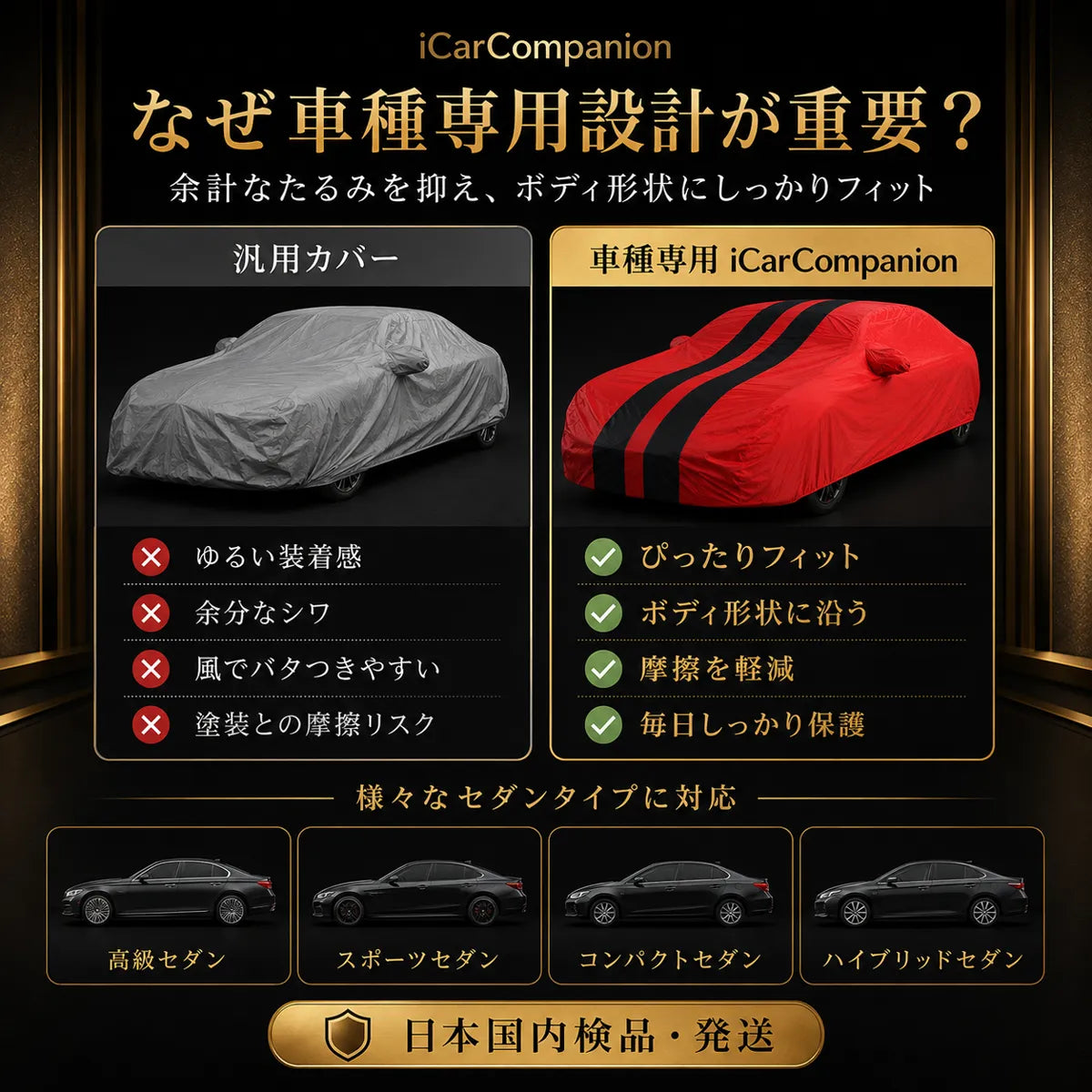 人気 高級 車カバー 1年保間保証 5層構造 オーダーメイド  裏起毛 台風対策 防水 コーディング保護