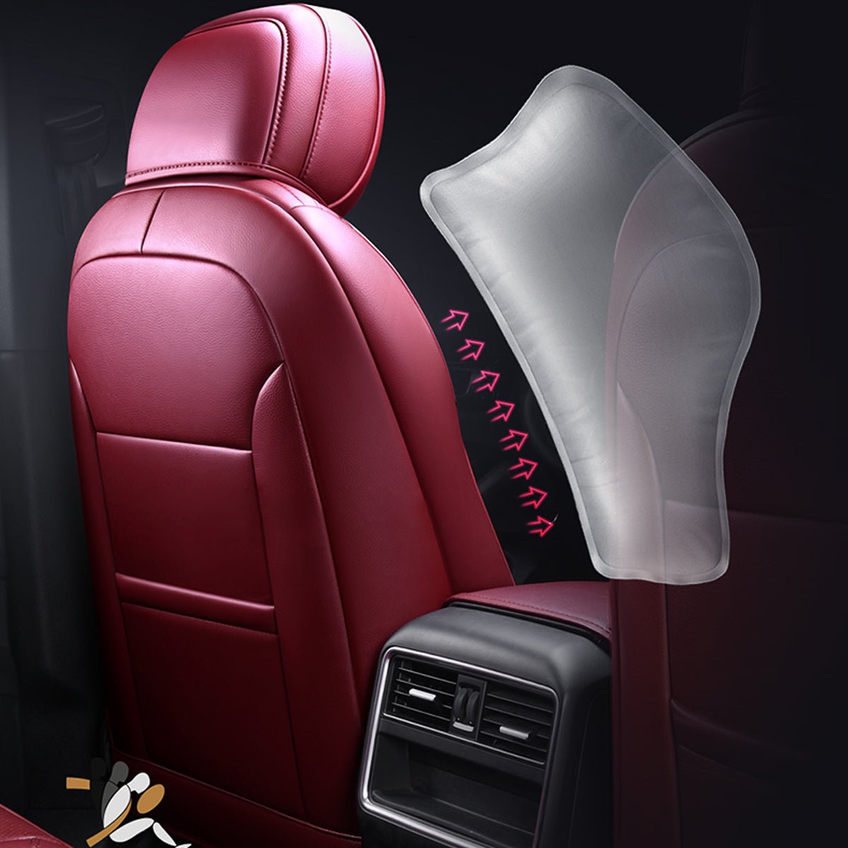 ポルシェ マカン専用 高級シートカバー Justfit保証 防水 オーダーメイド全席セット - iCarCompanion