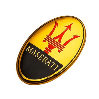 マセラティ　純正エンブレム MASERATI 純正 部品 エンブレム 73 x 45 mm - iCarCompanion