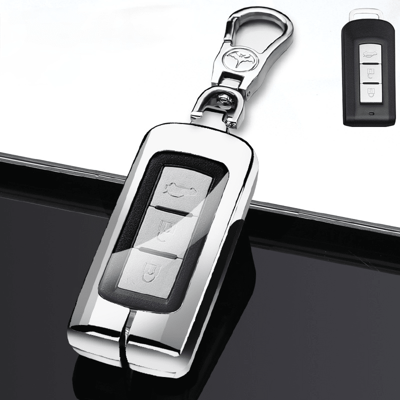 三菱専用 MITSUBISHI汎用品 キーチェーン キーホルダー キーケース キーバック - iCarCompanion