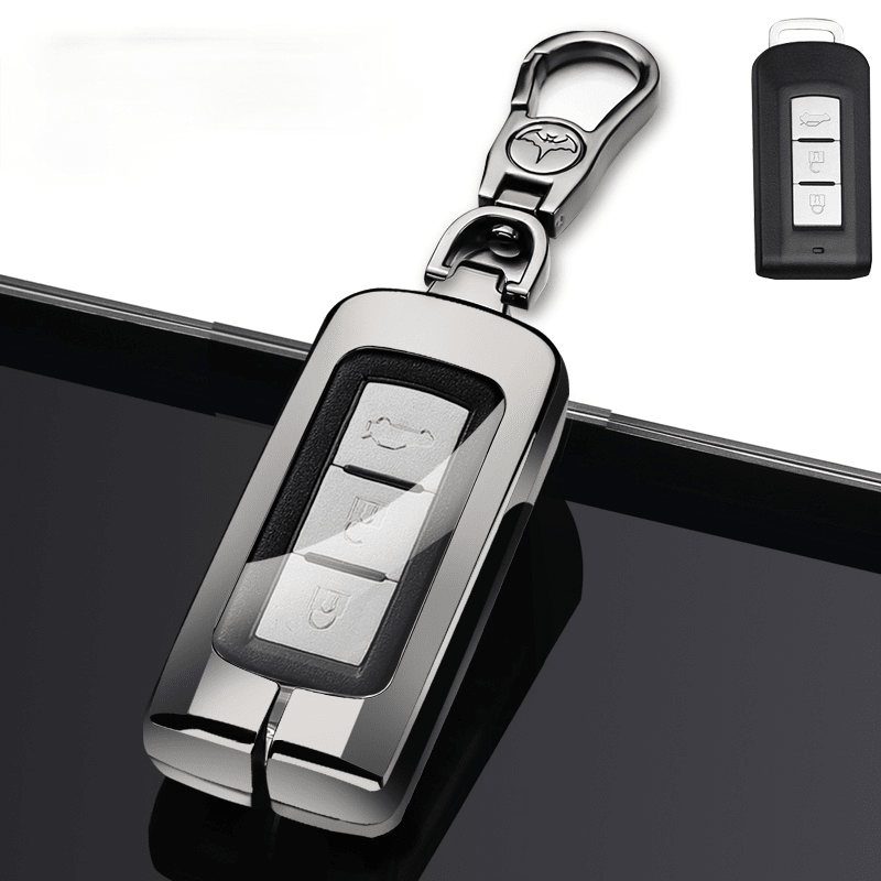三菱専用 MITSUBISHI汎用品 キーチェーン キーホルダー キーケース キーバック - iCarCompanion
