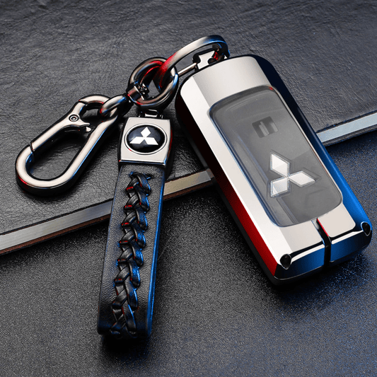三菱専用 MITSUBISHI汎用品 キーチェーン キーホルダー キーケース キーバック - iCarCompanion