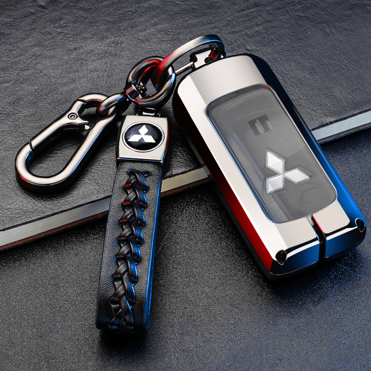 三菱専用 MITSUBISHI汎用品 キーチェーン キーホルダー キーケース キーバック - iCarCompanion