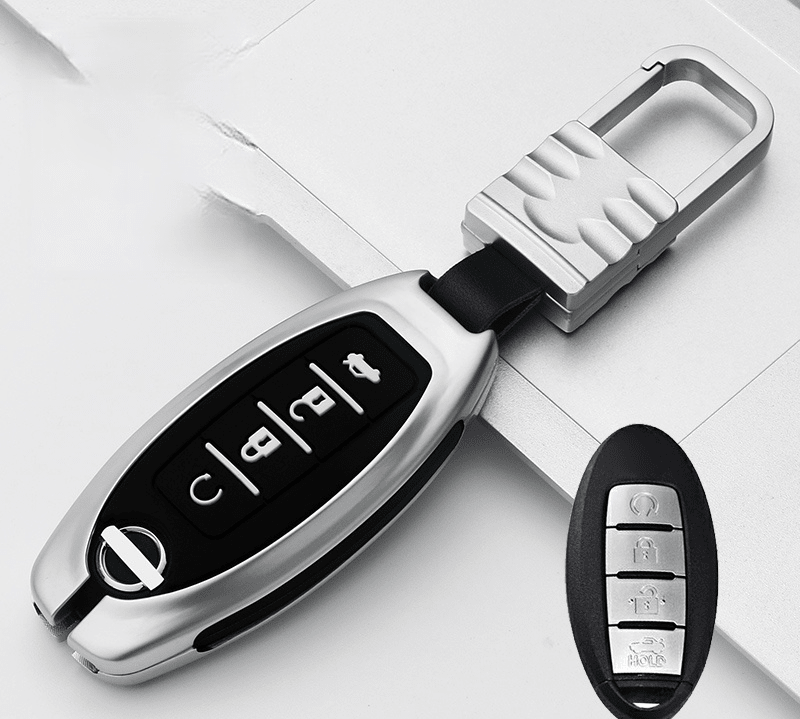 日産NISSAN インテリジェントキーケース キーカバー 高級品 軽量 3/4/5ボタン - iCarCompanion