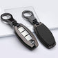 日産 高級感 本革 スマート キーケース キーカバー 高級 キーホルダー Nissan - iCarCompanion
