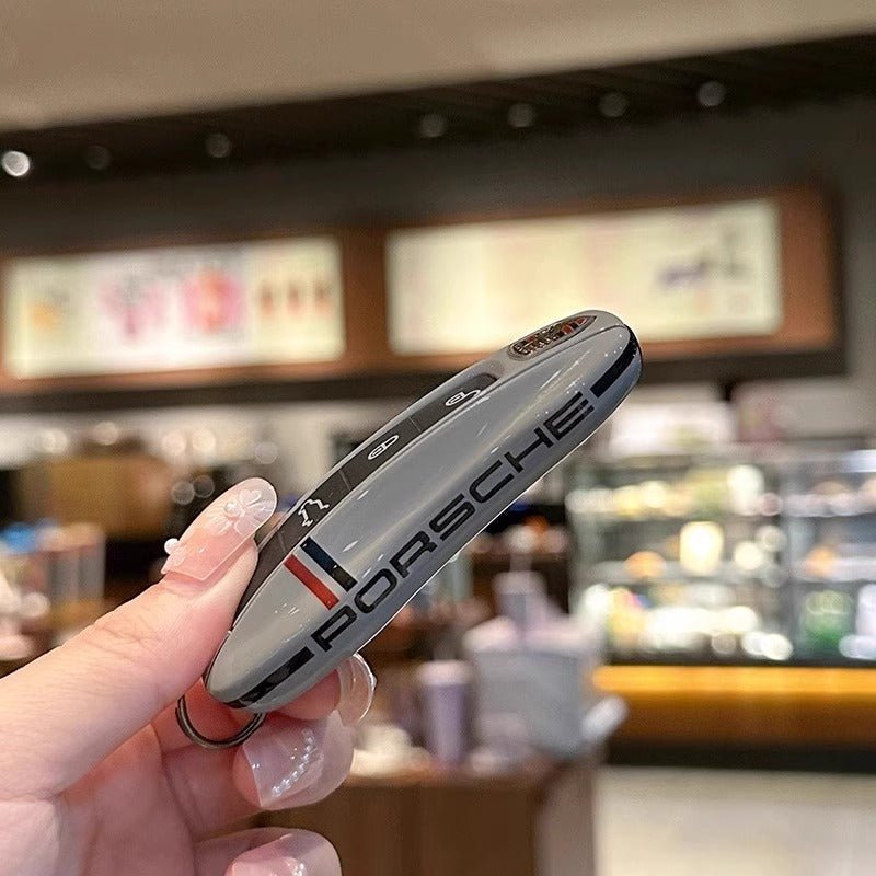 ポルシェPorsche専用キーケース オシャレ 高級感 全面保護 特別デザイン 多色キーカバー キーホルダー - iCarCompanion