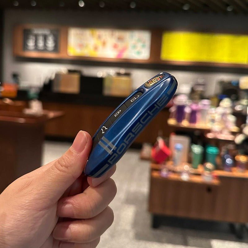 ポルシェPorsche専用キーケース オシャレ 高級感 全面保護 特別デザイン 多色キーカバー キーホルダー - iCarCompanion