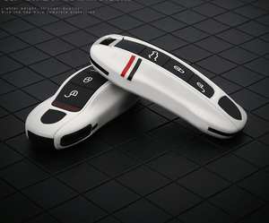 ポルシェPorsche専用キーケース オシャレ 高級感 全面保護 特別デザイン 多色キーカバー キーホルダー - iCarCompanion