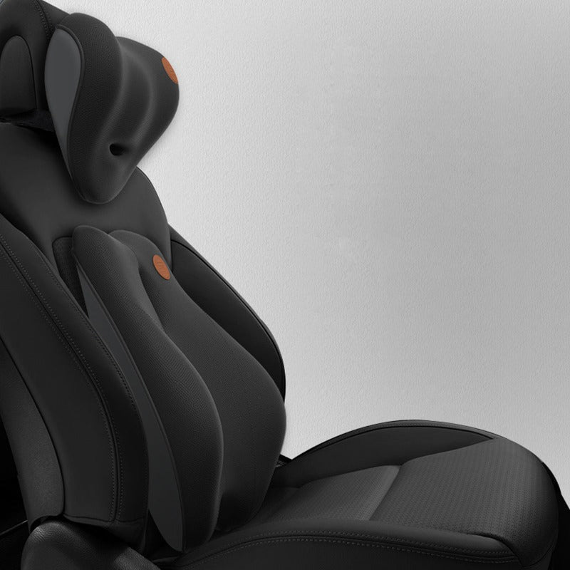 マッサージクッション 人間工学 高品質 低反発メモリーフォーム 疲労回復 車用 - iCarCompanion