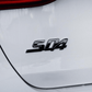 マセラティ リア トランクエンブレム ステッカー シール グランツーリスモ/グラントゥーリズモ/ギブリ スポーツ グロスブラック - iCarCompanion