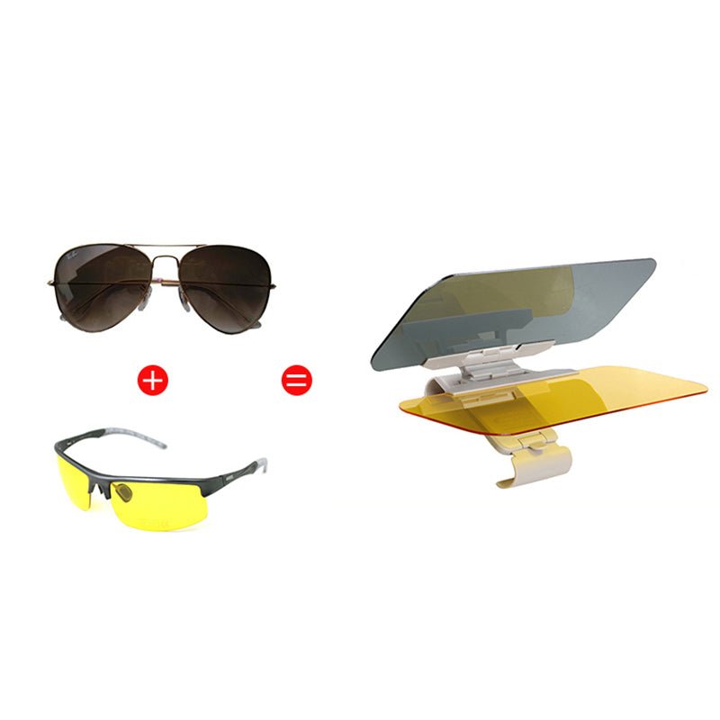 昼夜兼用 車用サンシェード 日よけ用品 眩しい光緩和 長時間運転 特殊遮光素材 - iCarCompanion