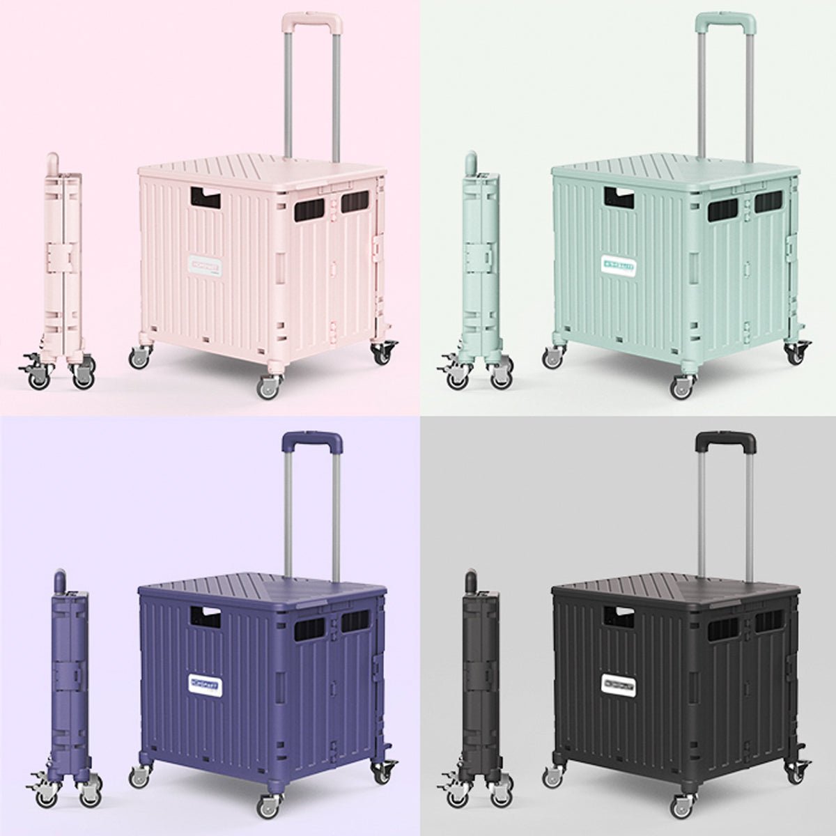 車用 トランク収納ボックス トロリーケース 折畳 小物入れ 多用 大容量 かわいい 多色 耐久 - iCarCompanion