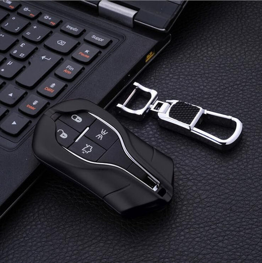 マセラティ ギブリ レヴァンテ クワトロポルテ キーカバー 柔らかい キーケース 保護カバー カスタム - iCarCompanion