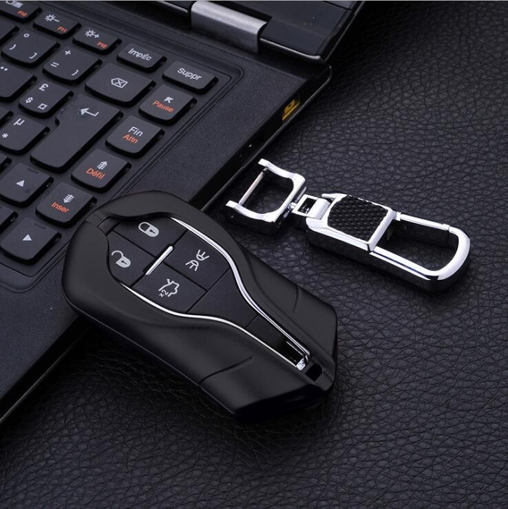 マセラティ ギブリ レヴァンテ クワトロポルテ キーカバー 柔らかい キーケース 保護カバー カスタム - iCarCompanion