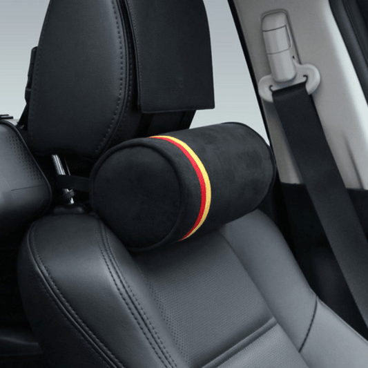 低反発　ランバーサポート ヘッドレストクッション ネックパッド 首 車 アルカンターラ - iCarCompanion