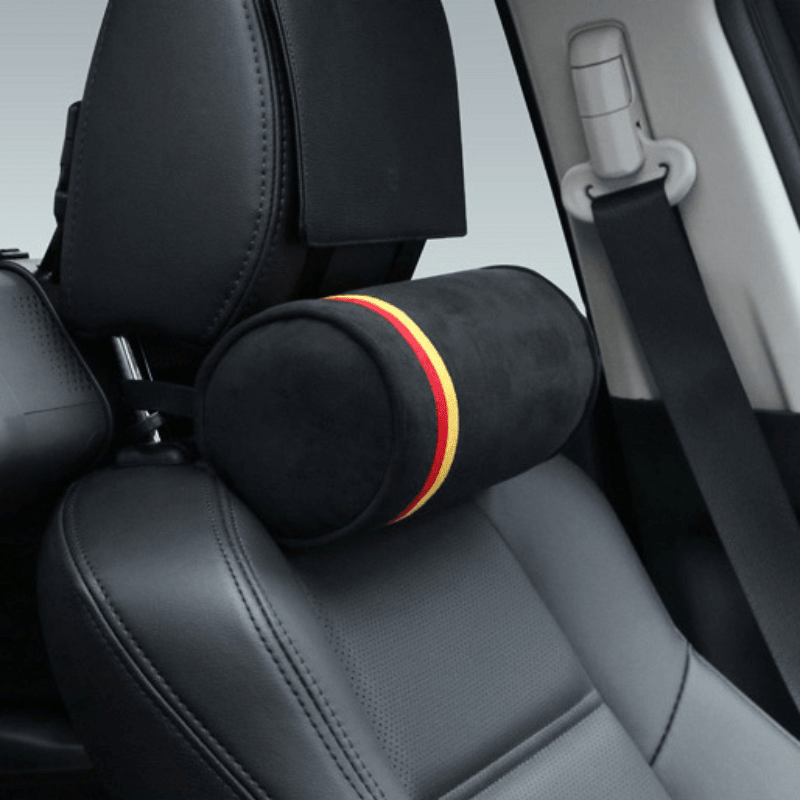 低反発　ランバーサポート ヘッドレストクッション ネックパッド 首 車 アルカンターラ - iCarCompanion