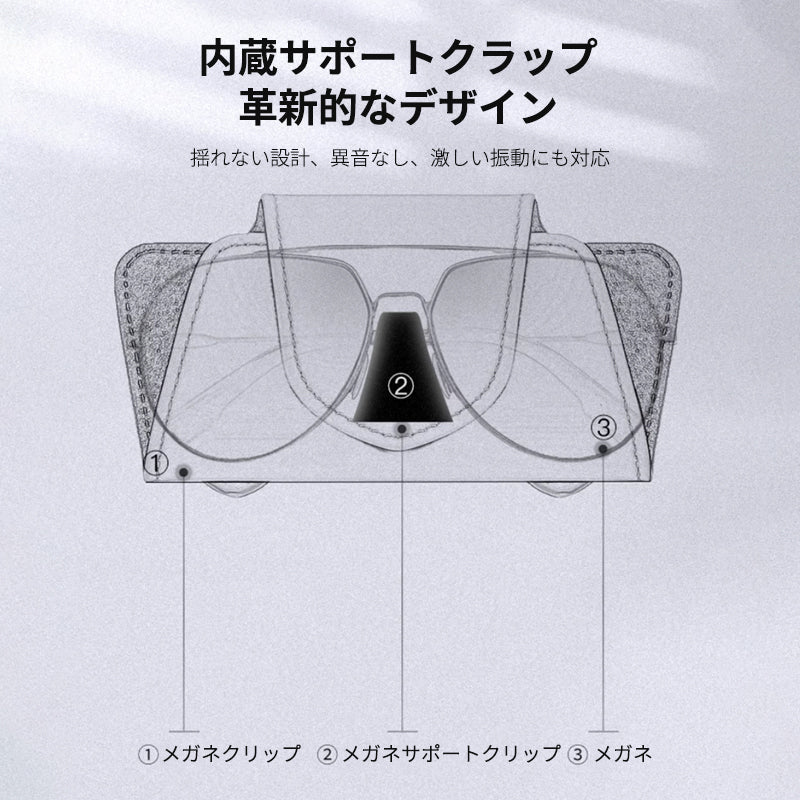 車用メガネホルダー 本革 スエード サングラスクリップ サングラスケース 便利グッズ カード収納クリップ 取り付け簡単 - iCarCompanion