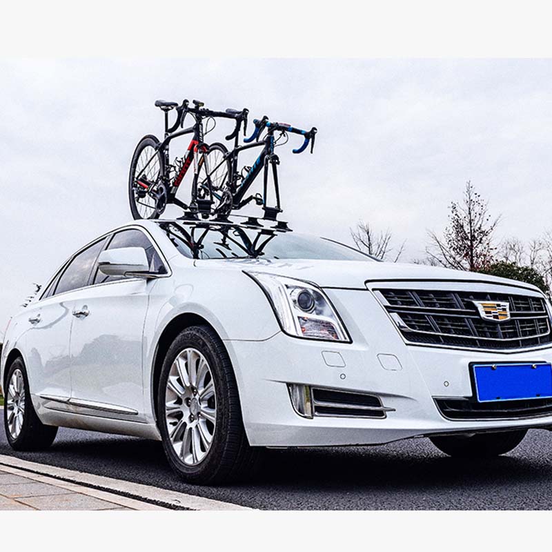 ルーフ自転車ラック 吸盤式 全車種対応 軽量 使いやすい 安定 多色 おしゃれ サイクルキャリア - iCarCompanion