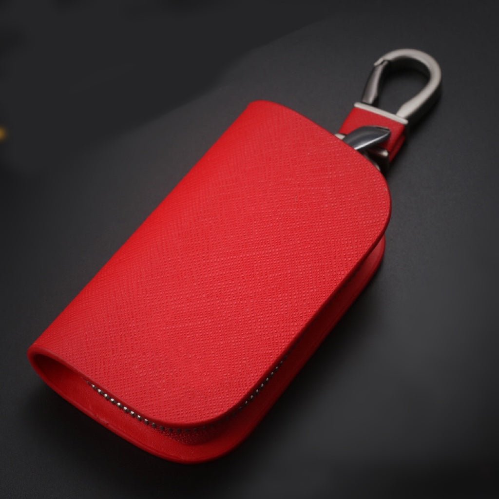 汎用キーケース 車用キーカバー レザー おしゃれ 高級感抜群 ロゴオーダーメイド - iCarCompanion