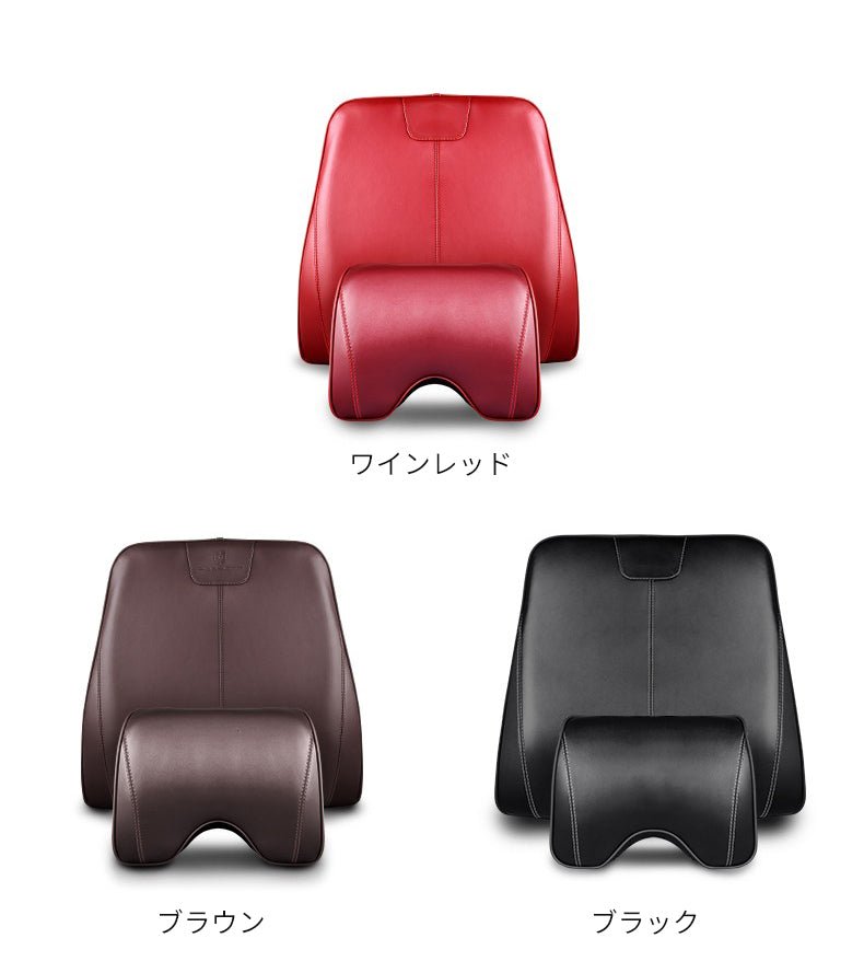 ポルシェ専用 車ヘッドレスト ネックパッド 背もたれ 車用 腰枕 調節可能 通気設計 首枕 取り付け簡単 - iCarCompanion