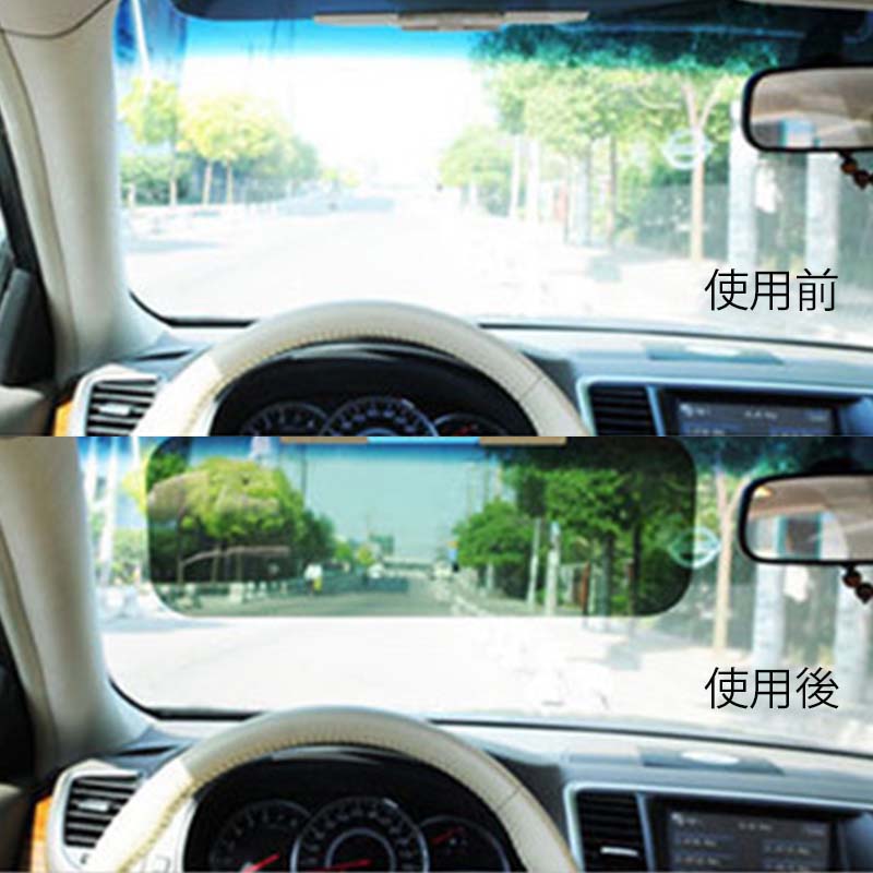 昼夜兼用 車用サンシェード 日よけ用品 眩しい光緩和 長時間運転 特殊遮光素材 - iCarCompanion