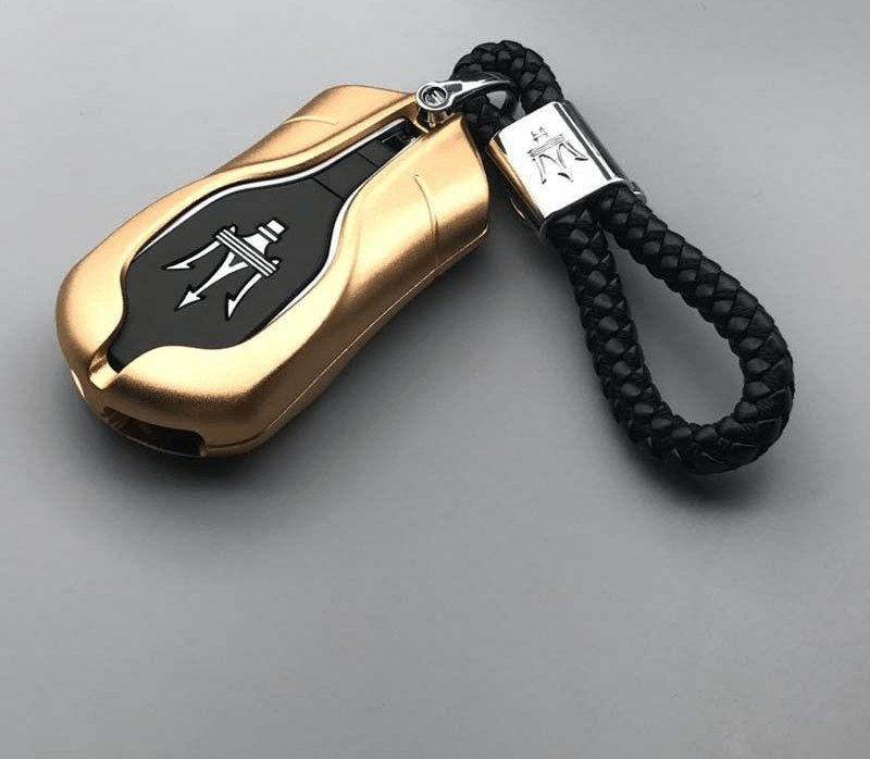 マセラティ ギブリ レヴァンテ クワトロポルテ キーカバー 柔らかい キーケース 保護カバー カスタム - iCarCompanion