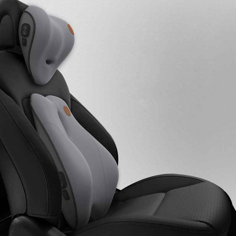 マッサージクッション 人間工学 高品質 低反発メモリーフォーム 疲労回復 車用 - iCarCompanion