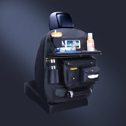 多機能シートバック収納袋 吊り掛け式 大容量 アクセサリー 防水 汎用 汚れ防止 - iCarCompanion