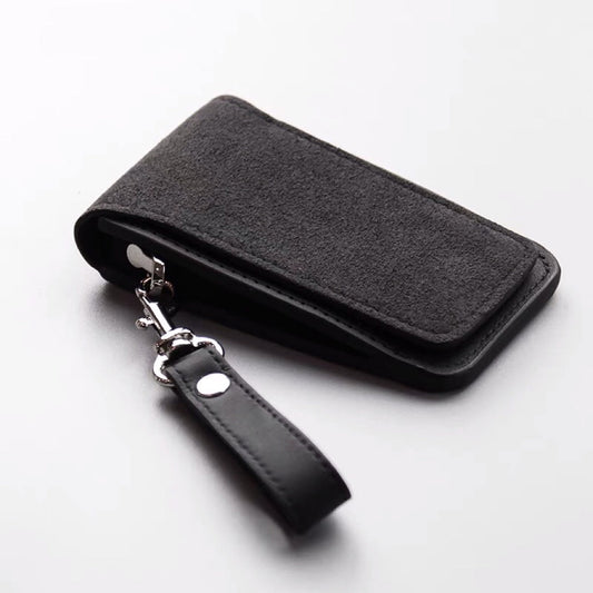 汎用車キーケース 本革キーカバー おしゃれ 贅沢スエード 格好良いデザイン - iCarCompanion