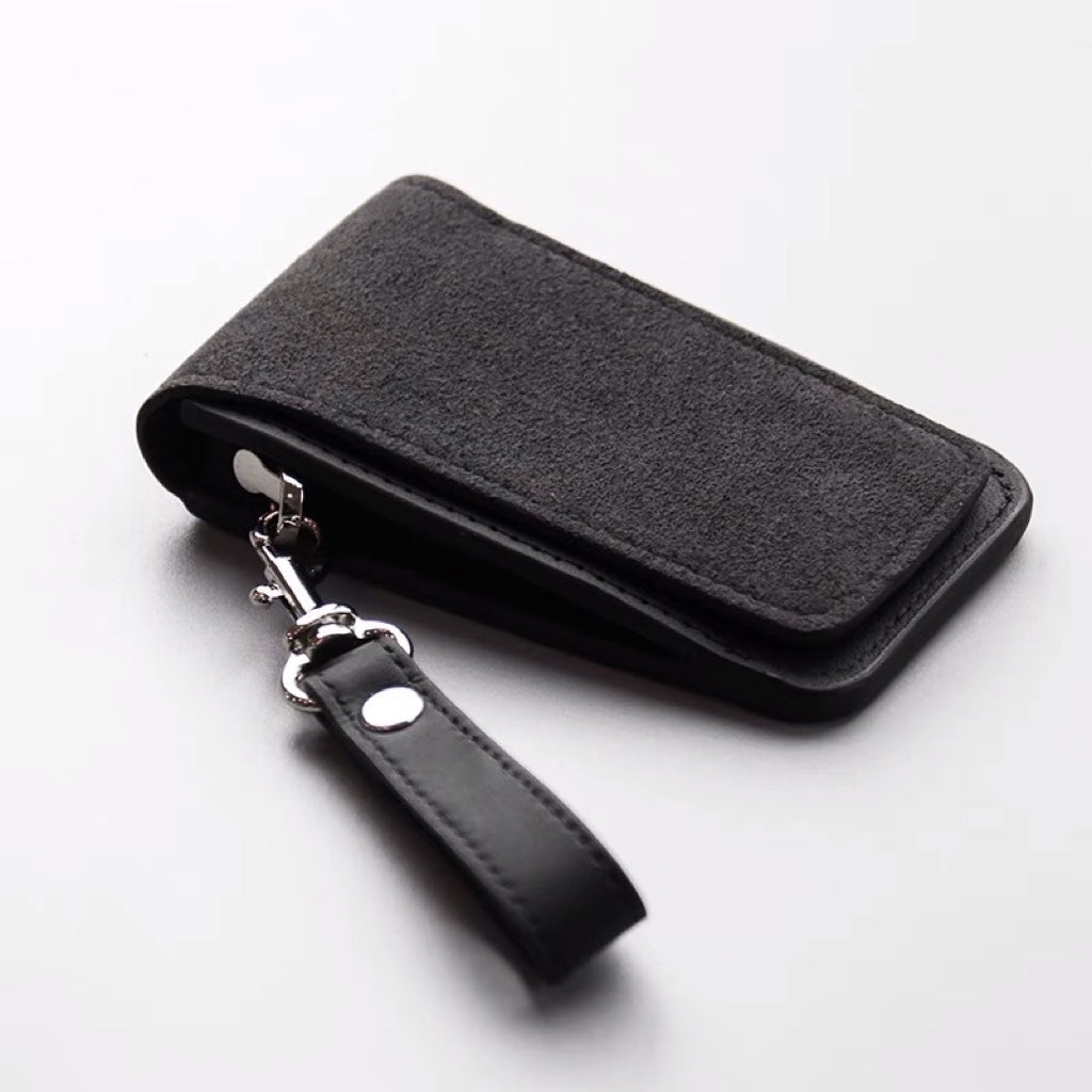 汎用車キーケース 本革キーカバー おしゃれ 贅沢スエード 格好良いデザイン - iCarCompanion