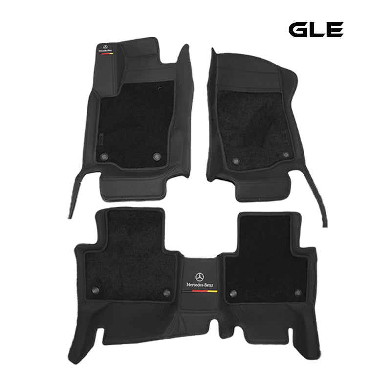 ベンツ gleJustfit保証 左右ハンドル 社外品 最上級 二重構造立体カーマット 掃除簡単 張替え 専用フロアマット | iCarCompanion