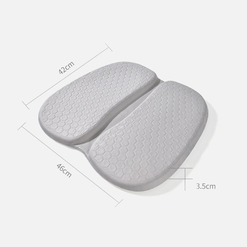 座布団 低反発クッション TPRジェル内蔵 蒸れやすい方にお勧め おしり 熱い - iCarCompanion